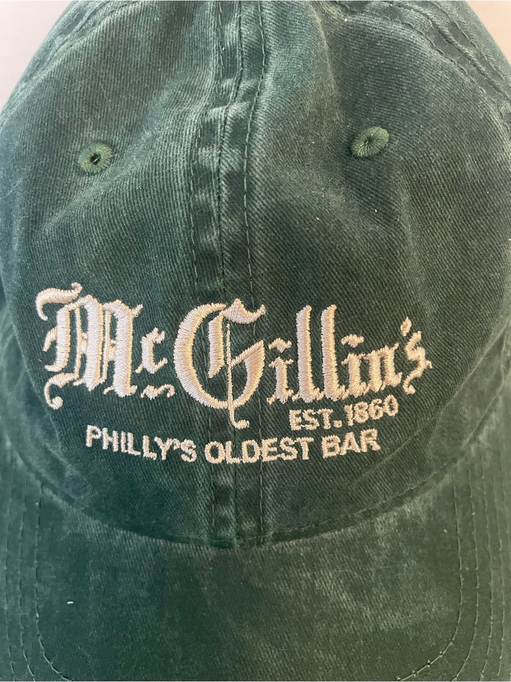 McGillin’s Olde Ale House OTTO Forest Green Cap with Red Logo Accent